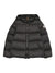 Giacca Beulah per bambina Moncler Enfant nera con cappuccio