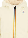 Giubbino per bambino K-Way Kids bianco con design imbottito