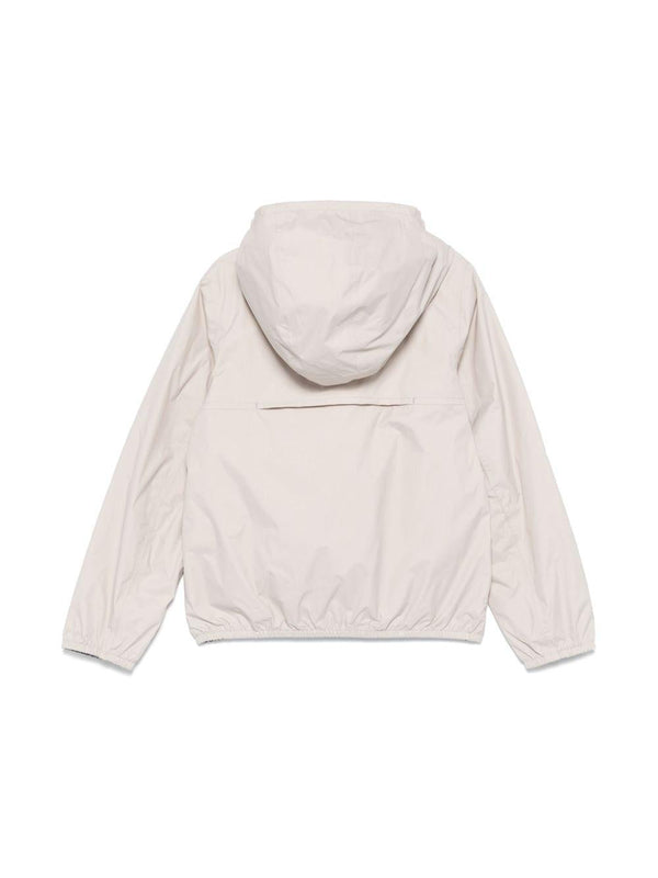Giubbino Jake per bambino K Way Kids beige con tasche con zip