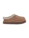 Slippers Tazz per bambini UGG Kids beige con rifiniture intrecciate