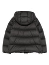 Giacca Beulah per bambina Moncler Enfant nera con cappuccio