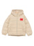 Giubbino per bambino Hugo Kids beige con dettaglio trapuntato