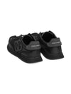 Sneakers per bambino Dolce & Gabbana Kids nere con applicazione logo