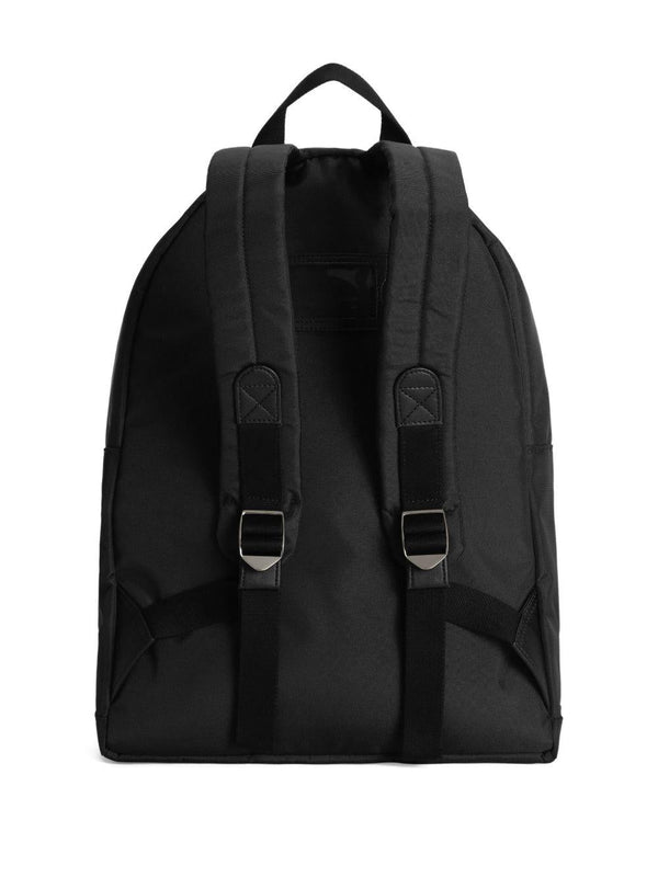 Zaino per bambino Dolce & Gabbana Kids nero con logo goffrato