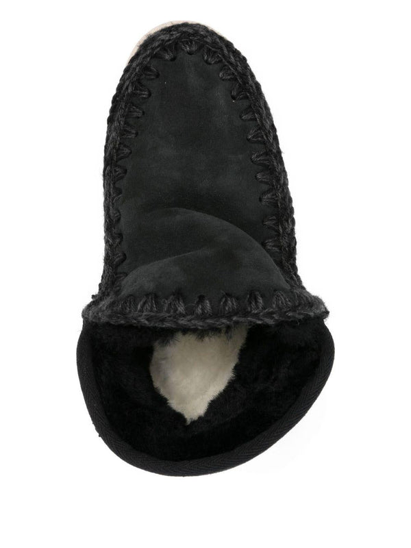 Stivali per bambina Mou Kids neri con dettaglio del logo