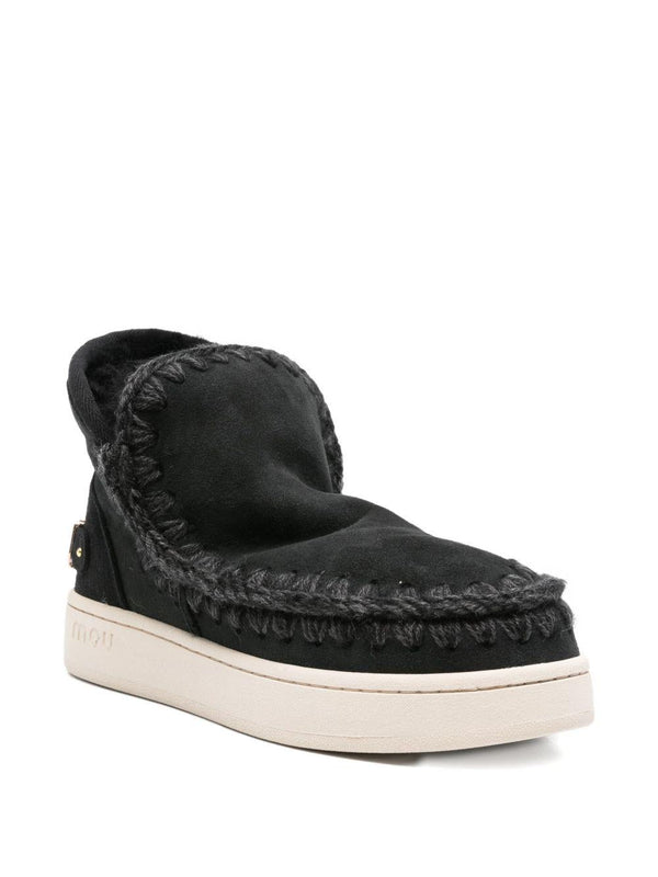 Stivali per bambina Mou Kids neri con dettaglio del logo