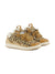 Sneakers per bambina Lanvin Enfant beige con stampa leopardata