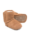 Stivali per neonati UGG Kids marroni con fodera in pelle scamosciata