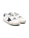 Sneakers per bambino Golden Goose Kids Superstar bianco con applicazione laterale stella