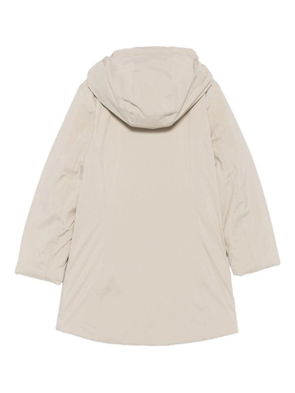 Giubbino per bambino K-Way Kids beige con design imbottito