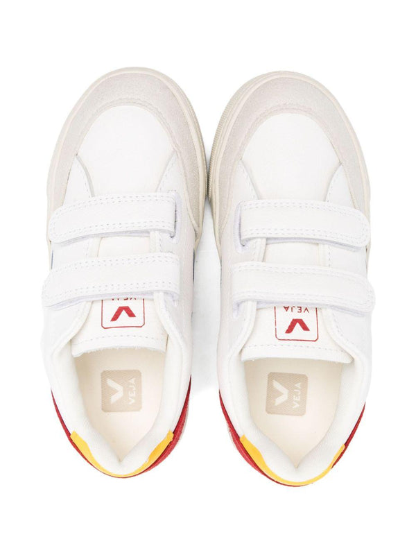 Sneakers per bambini VEJA Kids bianco con dettaglio logo V