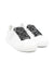 Sneakers per bambino Balmain Kids bianche con lacci logati