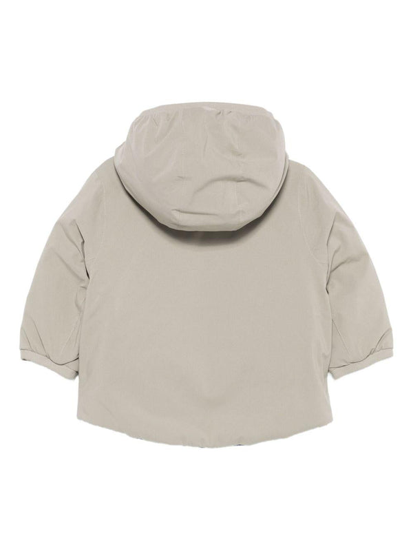 Giubbino per neonato K-Way Kids grigio con design reversibile