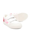 Sneakers per bambini VEJA Kids bianco con dettaglio logo V