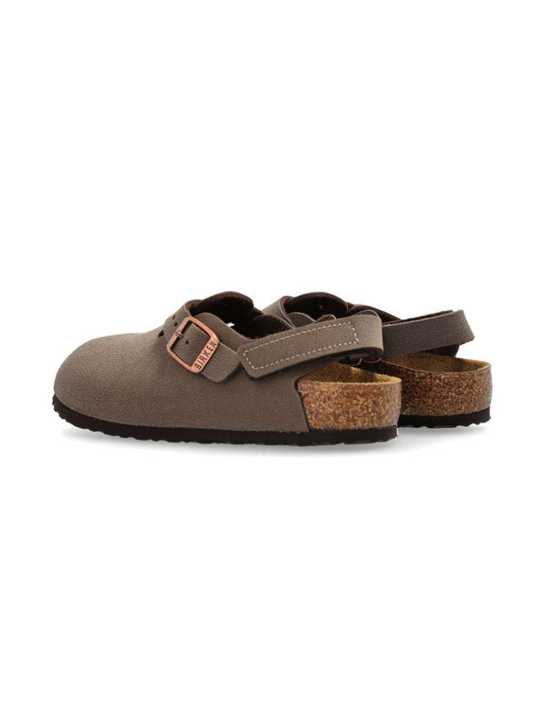 Clogs Tokio per bambino Birkenstock Kids marrone con cinturino posteriore