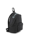 Zaino per bambini Givenchy Kids nero con logo ricamato