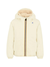 Giubbino per bambino K-Way Kids bianco con design imbottito