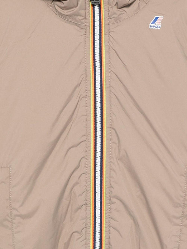 Giubbino per bambino K-Way Kids beige con design imbottito