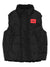 Gilet per bambino Hugo Kids nero con design trapuntato