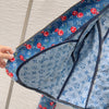 LV 25 Cherry Denim Jacket Blue Cotton