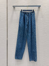 LV 25 Both Muscular Soft Denim Pants Blue Cotton