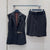 LV 25 Simple Elegant Vest Set Black Beige Poliester Wool
