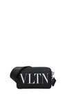 Shoulder Bags vltn Leather Black White