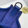 Hermes Evelyn 18 Bag Electric Blue Epsom Leather 255533
