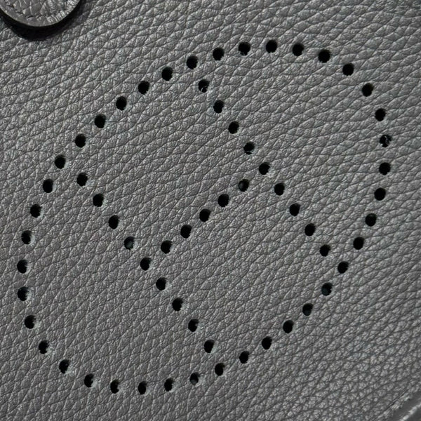 Hermes Evelyn 18 Bag Graphite Gray Epsom Leather 255530