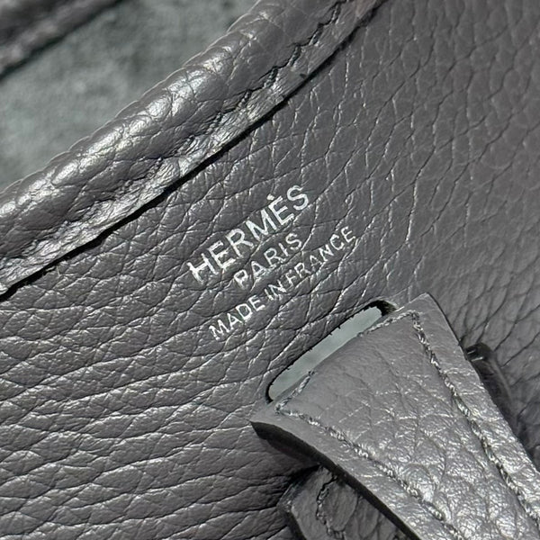 Hermes Evelyn 18 Bag Graphite Gray Epsom Leather 255530