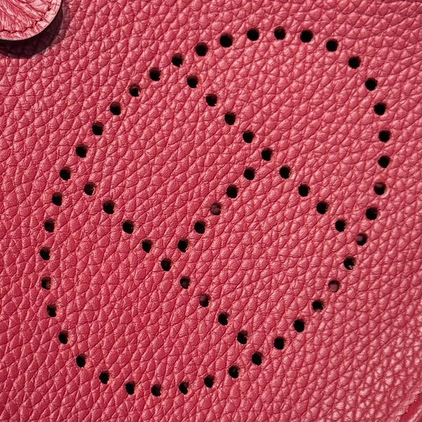 Hermes Evelyn 18 Bag Ruby Red Epsom Leather 255529