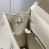 Hermes Kelly Bag Milkshake White Silver Epsom Leather 249772