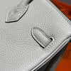 Hermes Birkin Pearl Gray and Silver Togo Leather 250048