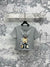 LV 25 RobotOn The Chest T-Shirt Grey Cotton