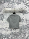 LV 25 RobotOn The Chest T-Shirt Grey Cotton