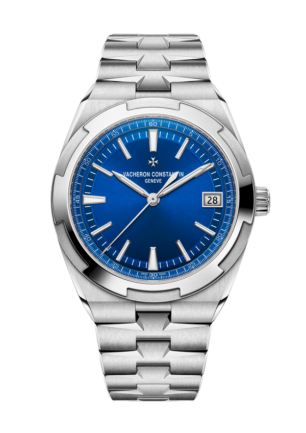 Overseas 41mm Steel Blue Dial Automatic Watch