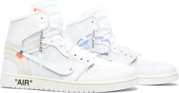 Off-White x Air Jordan 1 Retro High OG 'White' 2018 Sneakers for Men