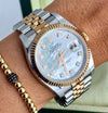 Rolex Datejust 36, MOP dial, Two tone