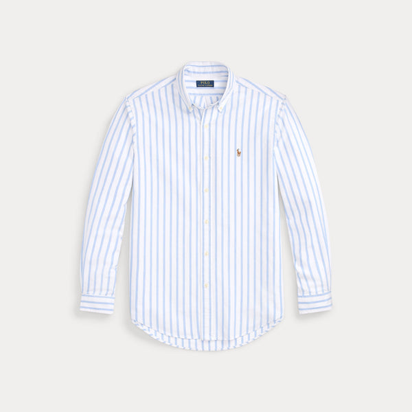 CUSTOM FIT STRIPED OXFORD SHIRT
