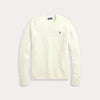 CABLE-KNIT WOOL-CASHMERE SWEATER