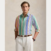 SLIM FIT STRIPED OXFORD SHIRT