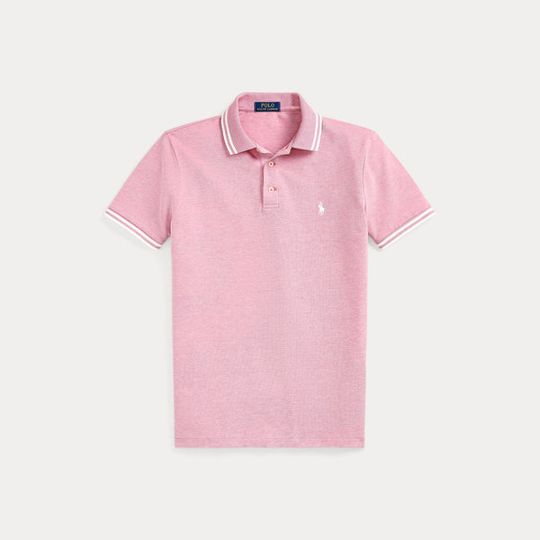 CUSTOM SLIM FIT STRETCH MESH POLO SHIRT