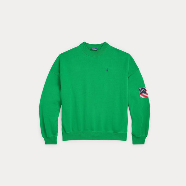 OVERSIZED LOGO FLEECE CREWNECK