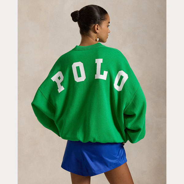 OVERSIZED LOGO FLEECE CREWNECK
