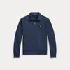 LOOPBACK FLEECE COLLARED SWEATSHIRT