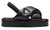 Prada triangle-logo padded sandals "Black" 