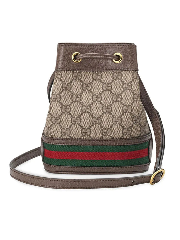 Mini borsa a secchiello Ophidia in GG