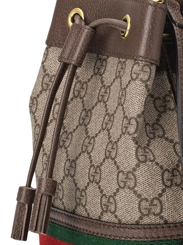 Mini borsa a secchiello Ophidia in GG