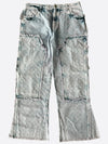 Louis Vuitton Purple &amp; Blue Monogram Carpenter Jeans