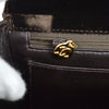 CHANEL 1997-1999 Quilted Flap Shoulder Bag Large Brown Velvet 